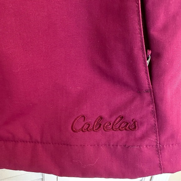 Cabela’s Women’s XL Purple Fleece-Lined Hooded Jacket Coat - Picture 9 of 15